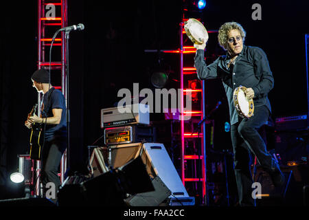 Milano Italia. Il 24 marzo 2012. Il cantante inglese cantautore e attore ROGER DALTREY suona dal vivo sul palco del teatro Smeraldo du Foto Stock