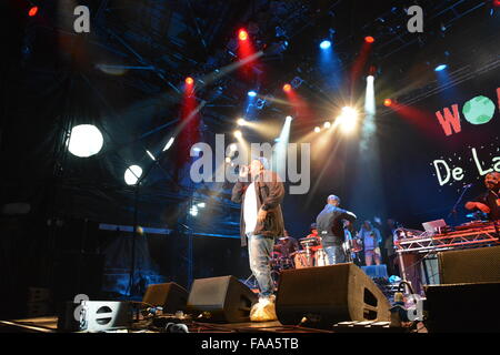 David Jude Jolicoeur, Trugoy, del la Soul, Open Air Stage, WOMAD 2015, Wiltshire, Inghilterra, Regno Unito, GB. Foto Stock