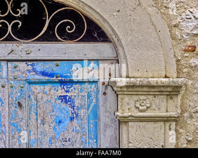 Street View di Santo Stefano di Sessanio in Abruzzo, Italia Foto Stock