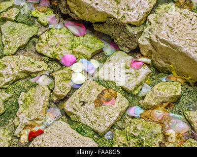 Street View di Santo Stefano di Sessanio in Abruzzo, Italia Foto Stock