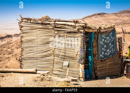 Casa Berber in Chebika, Tunisia Foto Stock