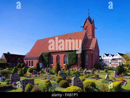 Langeoog Kirche - Langeoog Chiesa 01 Foto Stock