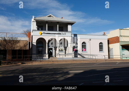 Commonwealth Bank Building Temora nel Nuovo Galles del Sud Australia Foto Stock