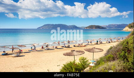 Grecia - isola di Zante, Mar Ionio, Gerakas Beach Foto Stock