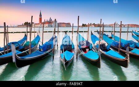 Venezia Canal Grande (Canal Grande) - Il più famoso punto di visualizzazione di Venezia, Vento, Italia Foto Stock