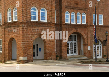 City Hall & Opera House di Chester South Carolina USA Foto Stock