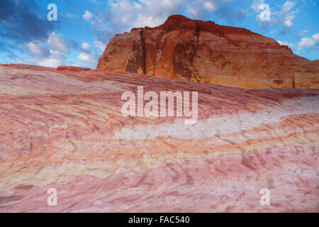 La Valle del Fuoco State Park, vicino a Las Vegas, Nevada. Foto Stock