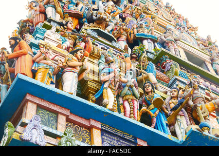 Sri Lanka - Colombo, tempio indù Gopuram Foto Stock