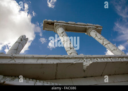 Top Secret attrazione. Wisconsin Dells. Casa bianca capovolto Foto Stock