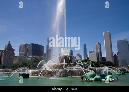 Clarence Buckingham fontana commemorativa Chicago Foto Stock