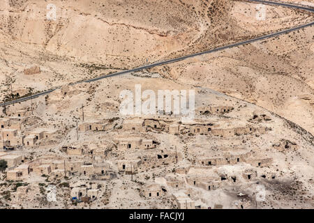 Il castello di Shobak, Mont Real, Giordania Foto Stock