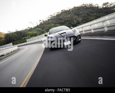 Maserati GranTurismo MC Stradale (Modello 2015) Italiano Auto sportiva assemblati Modena, Italia. Pininfarina ha progettato. Foto Stock