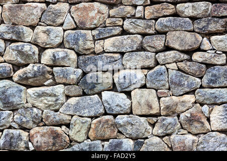 Muratura del Inca di Machu Picchu sul come sfondo Foto Stock