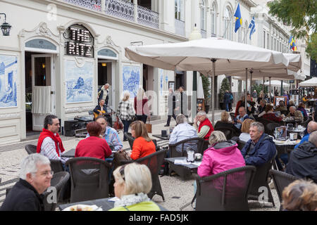 Ritz Cafe su Avenida Arriaga. Funchal, Madeira Foto Stock