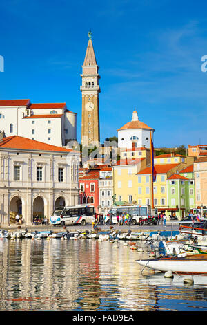 Pirano, Slovenia Foto Stock