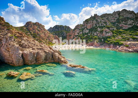 Costa Paradiso Beach, l'isola di Sardegna, Italia Foto Stock