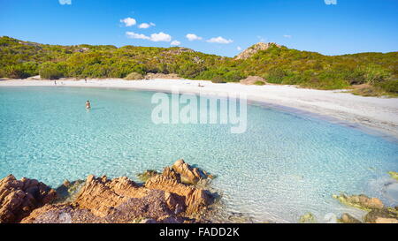 Costa Smeralda Beach, l'isola di Sardegna, Italia Foto Stock