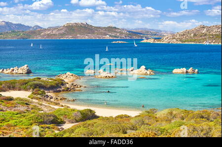 Isola di Caprera, Parco Nazionale dell'Arcipelago di La Maddalena in Sardegna, Italia Foto Stock