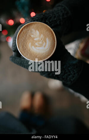 Caffè per voi con amore Foto Stock