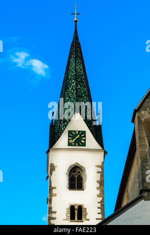 Chiesa di San Giovanni Battista la Chiesa al Marketplace in Bad Saulgau, Alta Svevia, Germania Foto Stock