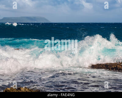 POINTE DES CHATAUX, Grand Terre Guadalupa - dicembre 2012. Foto Stock