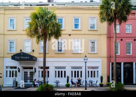 Street view a Charleston, Carolina del Sud Foto Stock