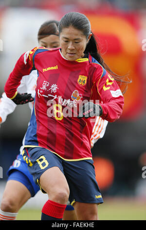 Homare Sawa (Leonessa), dicembre 27, 2015 - Calcetto : la trentasettesima Imperatrice Cup tutto il Giappone Calcio femminile finale di campionato match tra Niigata Albirex Ladies 0-1 INAC Kobe a Todoroki Stadium di Kanagawa, Giappone © Yusuke Nakanishi AFLO/sport/Alamy Live News Foto Stock