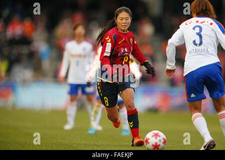 Homare Sawa (Leonessa), dicembre 27, 2015 - Calcetto : la trentasettesima Imperatrice Cup tutto il Giappone Calcio femminile finale di campionato match tra Niigata Albirex Ladies 0-1 INAC Kobe a Todoroki Stadium di Kanagawa, Giappone © Yusuke Nakanishi AFLO/sport/Alamy Live News Foto Stock