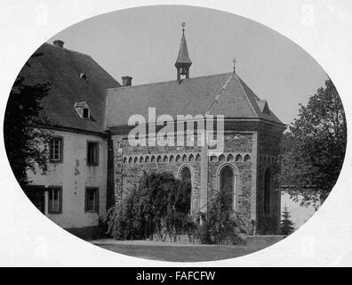 Die Markuskapelle am Altenberger Dom di Altenberg Bergischen im Land, Deutschland 1920er Jahre. San Marco a cappella Altenberger cattedrale Dom in Altenberg in Bergisches Land regione, Germania 1920s. Foto Stock