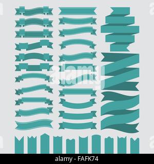 Vettore di stock Set di nastri Illustrazione Vettoriale