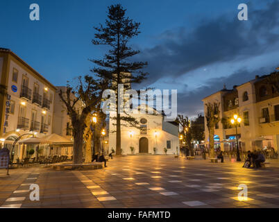 Plaza Balcón de Europa, Nerja, Costa del Sol, Spagna Foto Stock