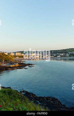 Port Erin bay di sera Foto Stock