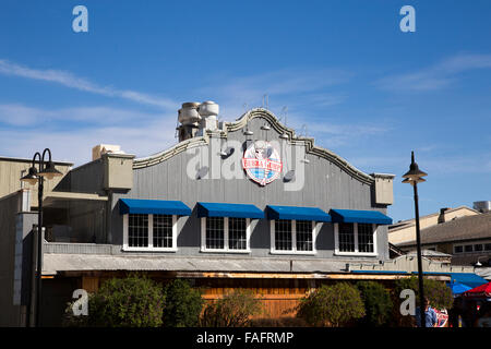 Bubba Gump Shrimp Co. ristorante in Monterery, California Foto Stock