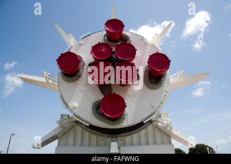 Saturn IB SA-209 S-IB prima tappa presso il Kennedy Space Center Foto Stock