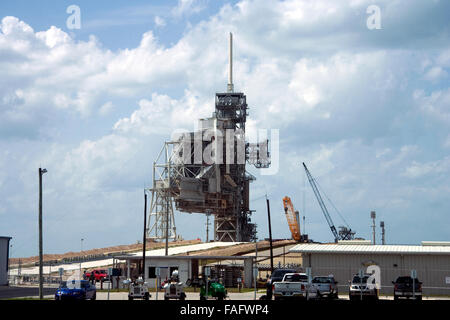La NASA Kennedy Space Center Launch Complex 39 Foto Stock