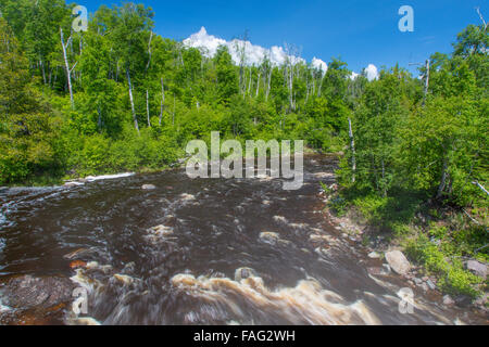 La temperanza River State Park sulla sponda nord del Lago Superior in Minnesota Foto Stock