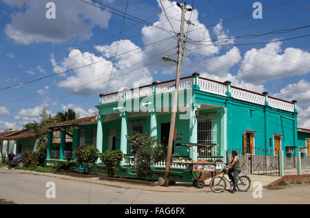 Coloratissima casa di Viñales Pinar del Rio provincia, Cuba Foto Stock