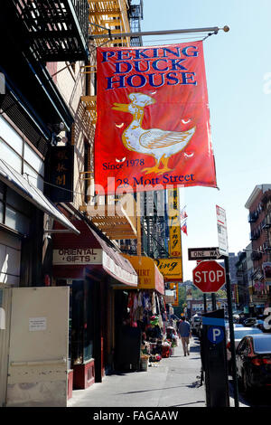 Mott San Chinatown Lower Manhattan New York City Foto Stock