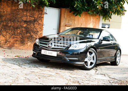 Hong Kong Cina 25 gen 2011 : Mercedes-Benz CL 500 2011 test drive a Hong Kong il Jan 25 2011. Foto Stock