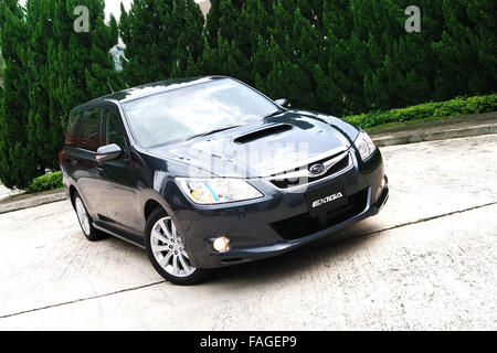 Hong Kong, Cina - 18 Giugno : Subaru EXIGA display in Hong Kong 2010 Foto Stock