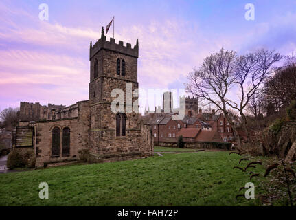 La chiesa di Santa Margherita di Antiochia a croce, Durham Foto Stock