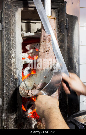 Döner Kebab dalla cucina turca ad Istanbul in Turchia. Foto Stock