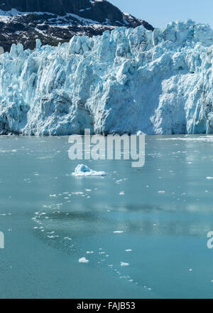 Ghiacciaio in Alaska di Glacier Bay Foto Stock