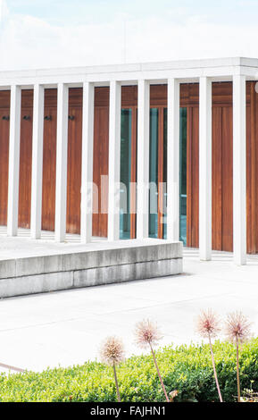 Vista esterna del museo di letteratura moderna dall'architetto David Chipperfield, marbach, BADEN-WUERTTEMBERG, Germania Foto Stock