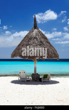 Cas Abao Beach su Curacao Foto Stock