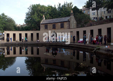 Cleveland Piscine, Hampton fila, bagno, Somerset, Inghilterra Foto Stock