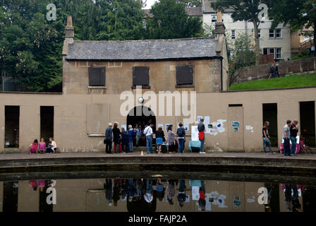 Cleveland Piscine, Hampton fila, bagno, Somerset, Inghilterra Foto Stock