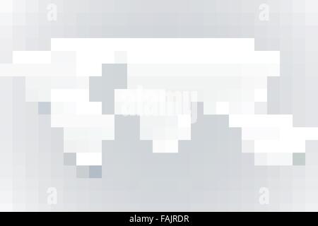 Vettore di stock 3d per la mappa del mondo Illustrazione Vettoriale