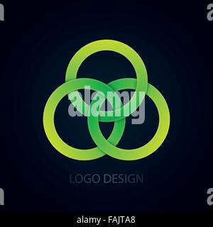 Illustrazione Vettoriale astratto del logo aziendale Illustrazione Vettoriale