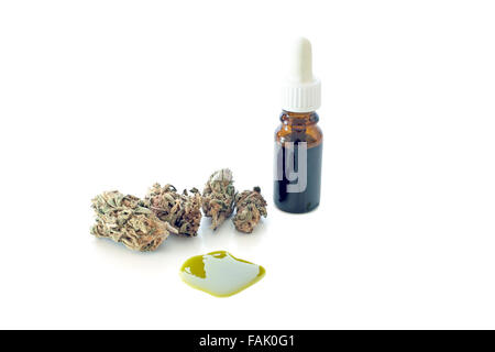 La Cannabis Medica ( Marijuana ) di olio è pronto per il consumo Foto Stock